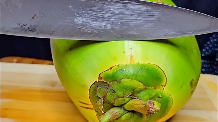 Nghe tiếng cắt dừa xanh mà đã tai cực kỳ 👂🏻🥥