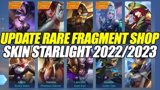 UPDATE FRAGMENT SHOP! RARE SKIN FRAGMENT & HERO FRAGMENT 2022-2023 | MOBILE LEGENDS UPDATE