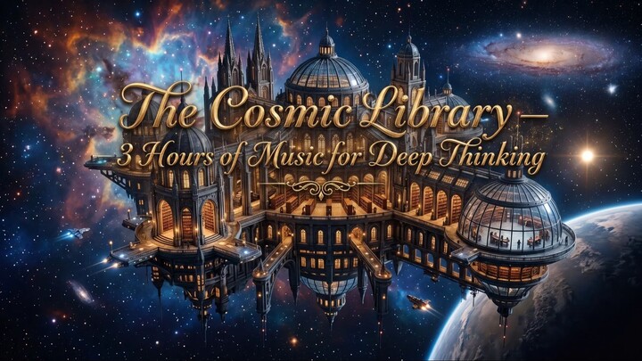 3 Hours of Classical Music in the Cosmic Library 🌌📚 | Music for Studying, Reading, and Relaxing