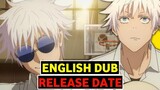 Jujutsu Kaisen Season 2 English Dub Release Date Update