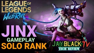 WILD RIFT | JINX GAMEPLAY | SOLO RANK GAME