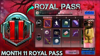 MONTH 11 ROYAL PASS || M11 royal pass || m11 royal pass bgmi || m11