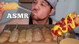 ASMR MOZZARELLA CORN DOGS and HOT DOGS | MUKBANG (no talking) EATING SOUNDS | inyaki tv