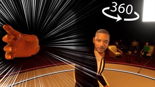 360° VR - Will Smith SMACKS YOU! Chris Rock POV Oscars