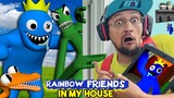 Rainbow Friends are IN MY HOUSE!  Survive the Colorblind Distractions! (FGTeeV Roblox Knock Offs)