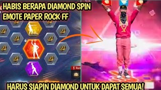 HABIS BERAPA DIAMOND SPIN EMOTE ROCK PAPER SCISSORS TERBARU 2024 || SPIN EMOTE ROCK PAPER SCISSORS