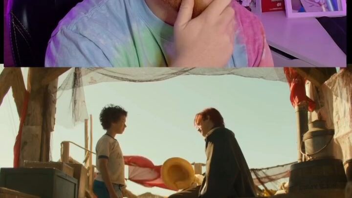 shanks and Luffy