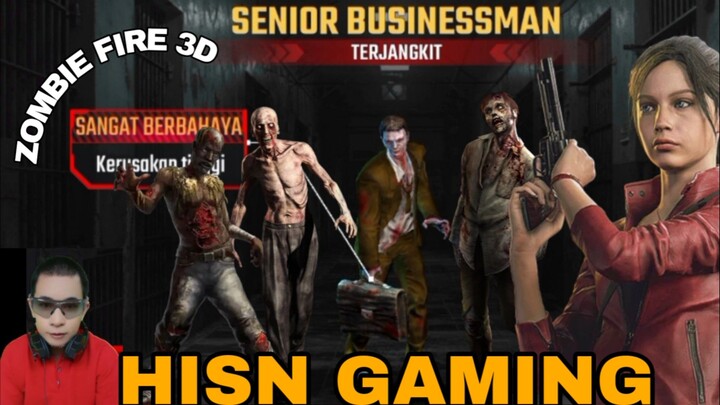 tembak brutal dengan zombie senior  businessman