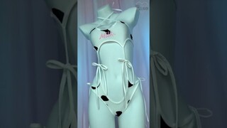 MOEFLAVOR Sexy Cosplay Cow Print Costume #shorts
