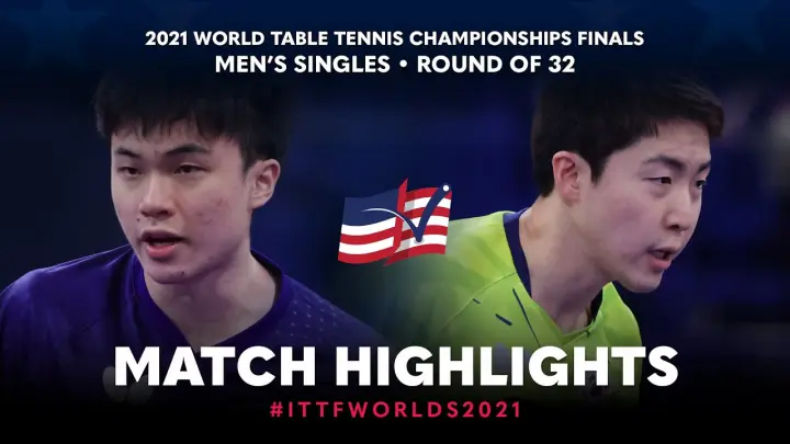 Lin Yun-Ju vs Lim Jonghoon | 2021 World Table Tennis Championships Finals | MS | R32