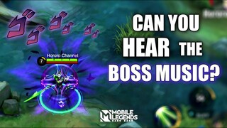 CAN YOU HEAR THE BOSS MUSIC?