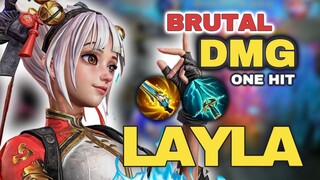 EMBLEM BUILD LAYLA PALING SAKIT 2025 TOP GLOBAL MOBILE LEGENDS