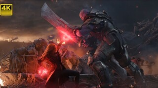 [4K] Thanos VS Tam sư - May mắn thay, Thanos đến sớm, vài năm nữa, hai kẻ sau sẽ bất khả chiến bại