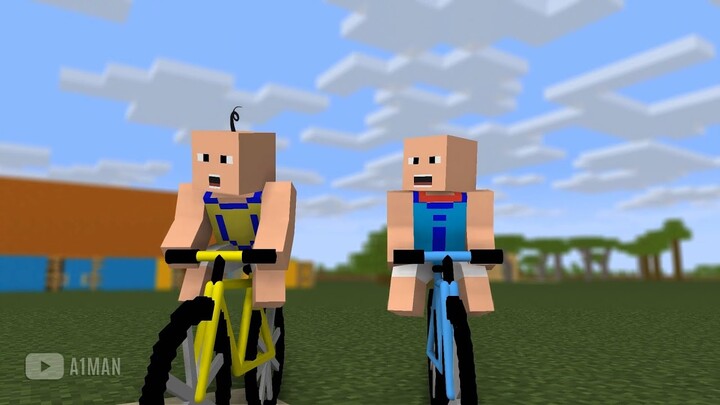 Upin & Ipin - Ais Kepal 7 (Minecraft Animation)