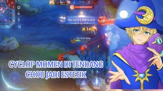 CYCLOP MOMEN DI TENDANG CHOU JADI ESTETIK