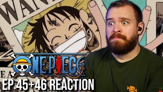 A Bounty & Buggy's Return?!? | One Piece Ep 45+46 Reaction & Review!