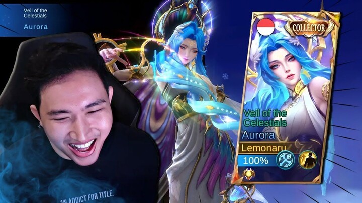 SKIN AURORA TER MEWAH !!! VEIL OF THE CELESTIALS ! - Mobile Legends #MLBBIDCreat