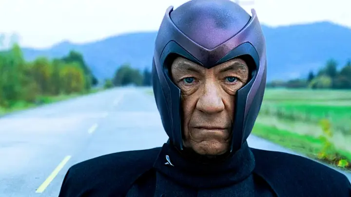 The X-Men scene is in charge! Forever scene man Magneto famous scene! the older the stronger