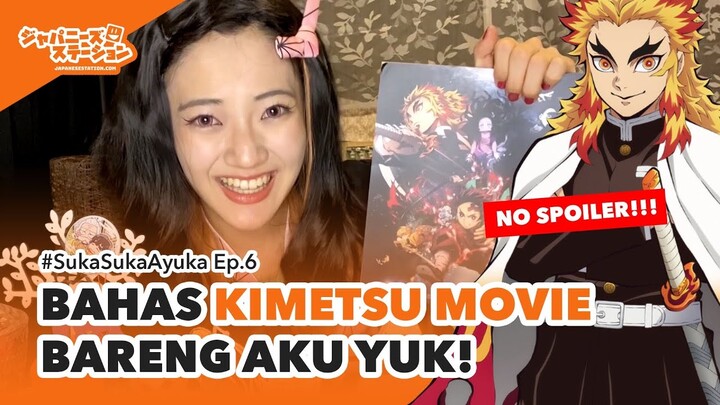 BAHAS KIMETSU NO YAIBA: MUGEN TRAIN BARENG SAMA CEWEK IMUT JEPANG YANG COSPLAY JADI NEZUKO!