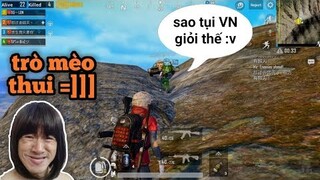 PUBG Mobile - Người Trung Quốc Có Chơi Xấu Như Mình Nghĩ? | Trò Chấm Thính Khiến Họ Cười Phục :))