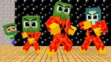 Monster School: The Child Is Not Fire Zombie vs ICE Herobrine - Sad Story - Minecraft Animation