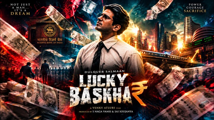 LUCKY BASKHAR hi di hd movie 🔥🎥🌿🎥 Hindi hd movie lucky BASKHAR.