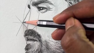 لا تستطيع رسم ملامح الوجه؟ فقط أضف بعض الخطوط المساعدة... هل تعلمتها الآن؟