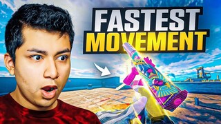REACTING to FASTEST MOVEMENT PLAYER IN THE WORLD | Warzone Mobile