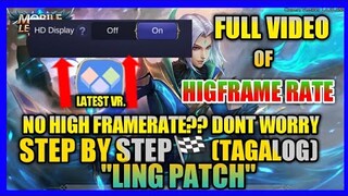 How To Get (HFR MODE):LING AND M1 UPDATE FULL VIDEO - Mobile Legends