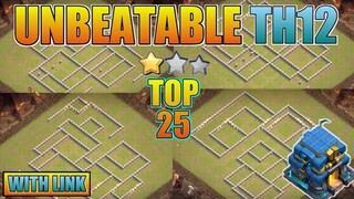 TH12 WAR BASE | BEST ISLAND BASE DESIGN + LINK |  TOP 25 TH12 ISLAND WAR BASE | CLASH OF CLANS