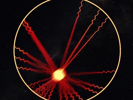 Exponentiation: With each second bounce, a stronger spring appears. #GeometricShapes
