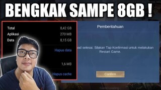 TEMBUS 8GB ? UPDATE SEKARANG MOBILE LEGEND ORI SERVER !!