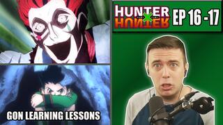 HISOKA SCARES ME! | Hunter x Hunter Episode 16 and 17 REACTION