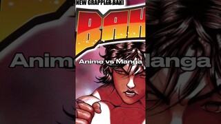 Anime vs Manga Part 3 | Baki (2018) #shorts #baki