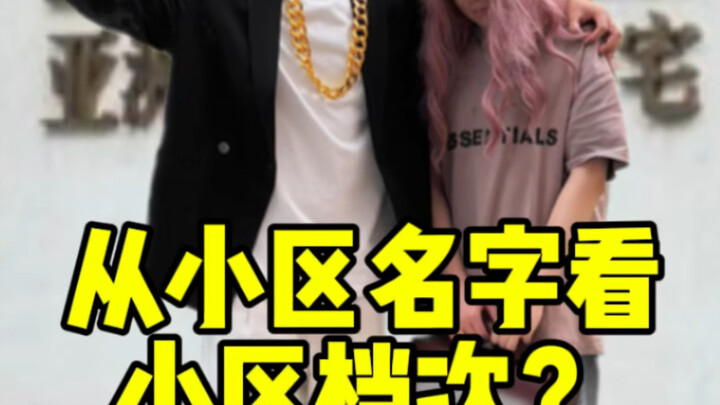 据说从小区的电梯品牌看出小区档次，其实还有一种说法是从小区名字的最后一个字就能判断小区档次，你觉得说的准确吗？#小区#买房