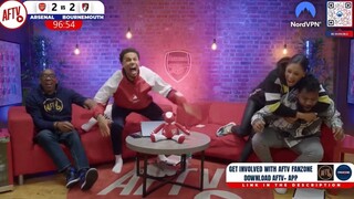 AFTV react to Reiss Nelson LAST SECOND GOAL, Arsenal 3-2 Bournemouth