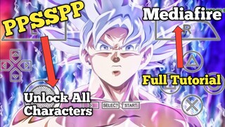 DRAGON BALL Z: SHIN BUDOKAI | HOW TO DOANLOAD PPSSPP GAMES ON MOBILES | UNLOCK ALL CHARACTERS