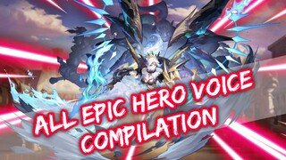 ALL EPIC HERO VOICE COMPILATION | Mobile Legends: Adventure