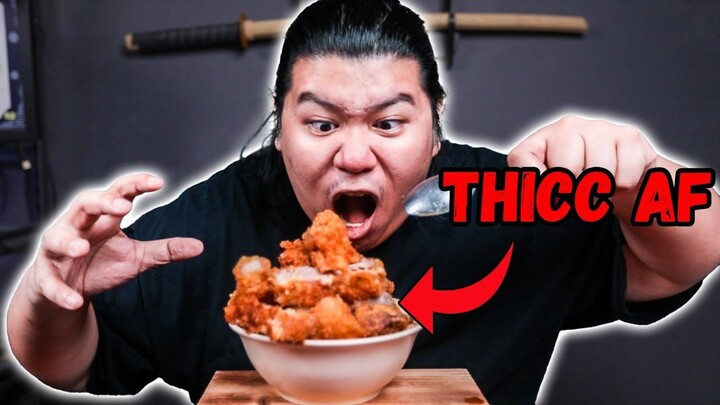 WORLD'S MOST THICC KATSUDOOM!! - Mukbang