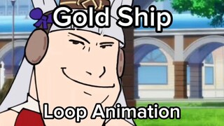 Gold Ship Loop Animation Uma Musume