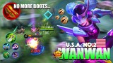 Wanwan Inspire is the New Meta?! No More Boots! | Top Global Wanwan Gameplay By SaNuwu ~ MLBB