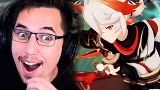 Breath Of The Wild Player REACTS to Genshin Impacts INCREDIBLE Kaedehara Kazuha!!