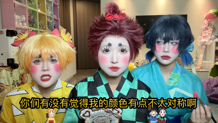 โปรดค้นหาคนในวิดีโอที่แต่งหน้าปกติ