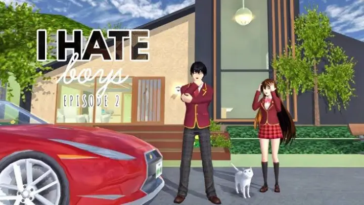 I Hate Boys 🙅‍♀️ Episode 2 - OTW to Amber's House | Sakura School Simulator Love Story