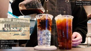 Cafe Vlog| Cool Brew and Americano #cafevlog #chill #life