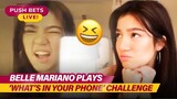Belle Mariano plays ‘What’s In Your Phone’ challenge