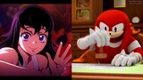Knuckles rates Demon Slayer female characters crushes