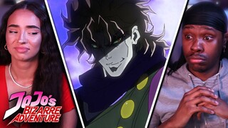 MY GIRLFRIEND REACTS TO - JOJO'S BIZARRE ADVENTURE Part 1 Episode 5 | Reaction!