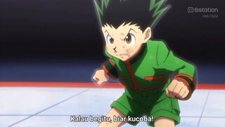 Pertarungan pertama Gon melawan Hisoka