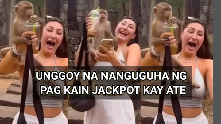 UNGGOY NA NAGUNGUHA NG PAG KAIN JACKPOT KAY ATE, PINOY MEMES, FUNNY VIDEOS